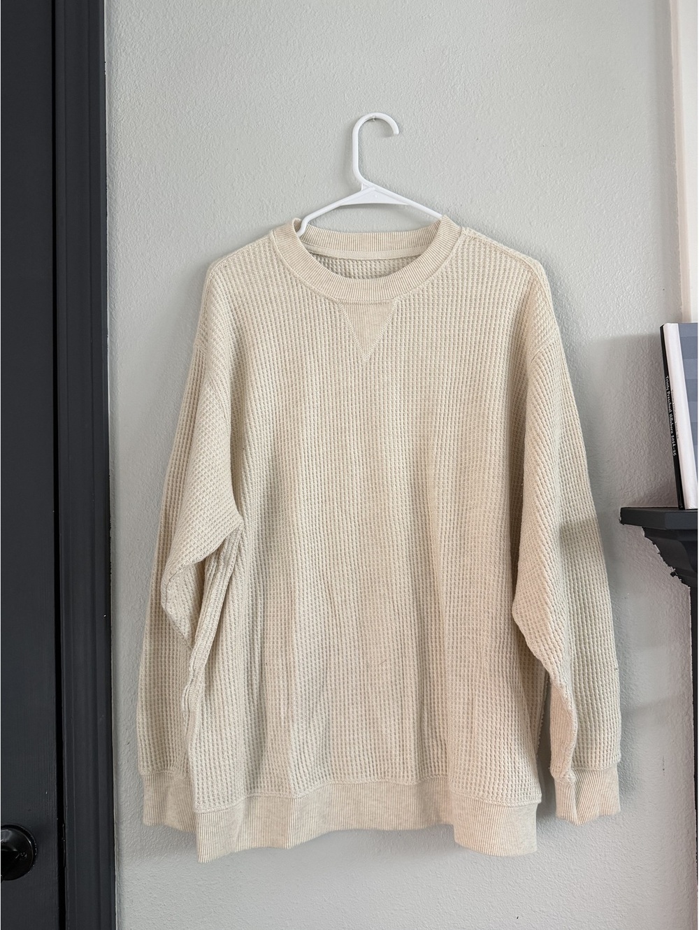 Aerie waffle knit medium oversized sweater
